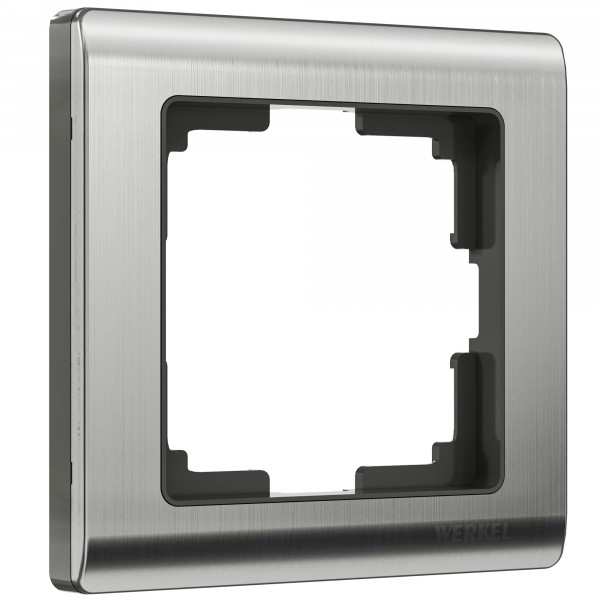 Рамка на 1 пост Werkel WL02-Frame-01 Metallic (глянцевый никель) - купить в Нижнем Новгороде