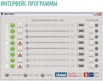 Модуль управления освещением USB порт, 8 входов/ 8 выходов UCH-M111UX/0808 - купить в Нижнем Новгороде