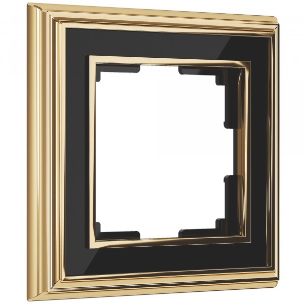Рамка на 1 пост Werkel WL17-Frame-01 Palacio (золото / черный) - купить в Нижнем Новгороде