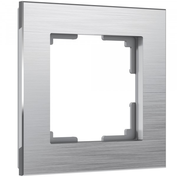Рамка на 1 пост Werkel WL11-Frame-01 Aluminium (алюминий) - купить в Нижнем Новгороде